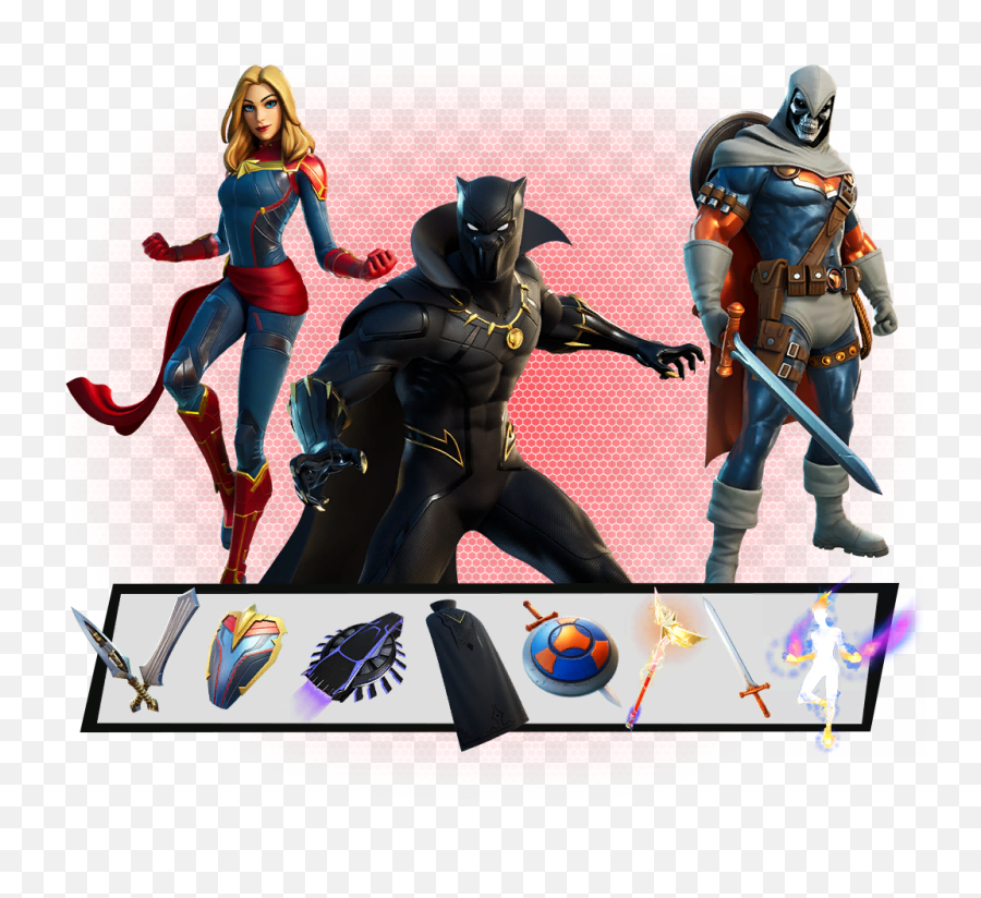 Black Panther - Fortnite Marvel Bundle Emoji,Panther Png