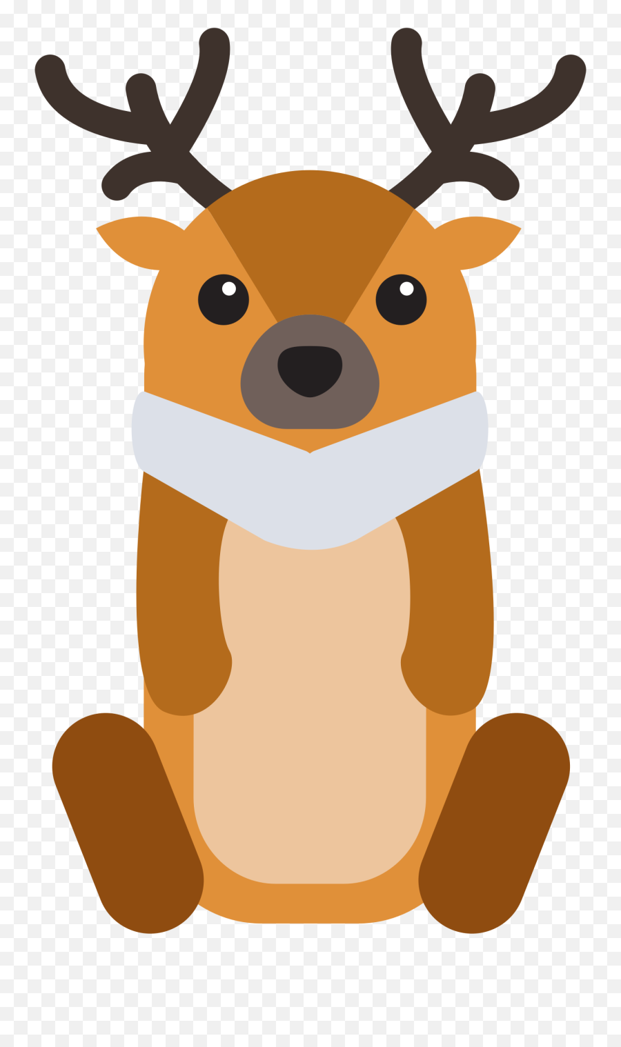 Openclipart - Baby Deer Cartoon Hd Emoji,Antlers Clipart