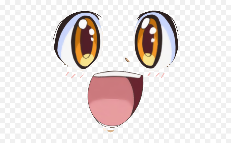 Anime Face Png - Cartoon Anime Faces Emoji,Anime Face Transparent