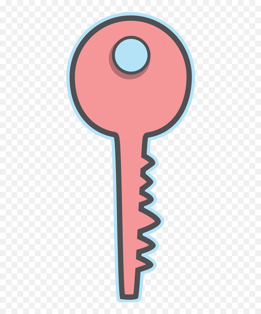 Pink Key Clipart Transparent - Dot Emoji,Key Clipart