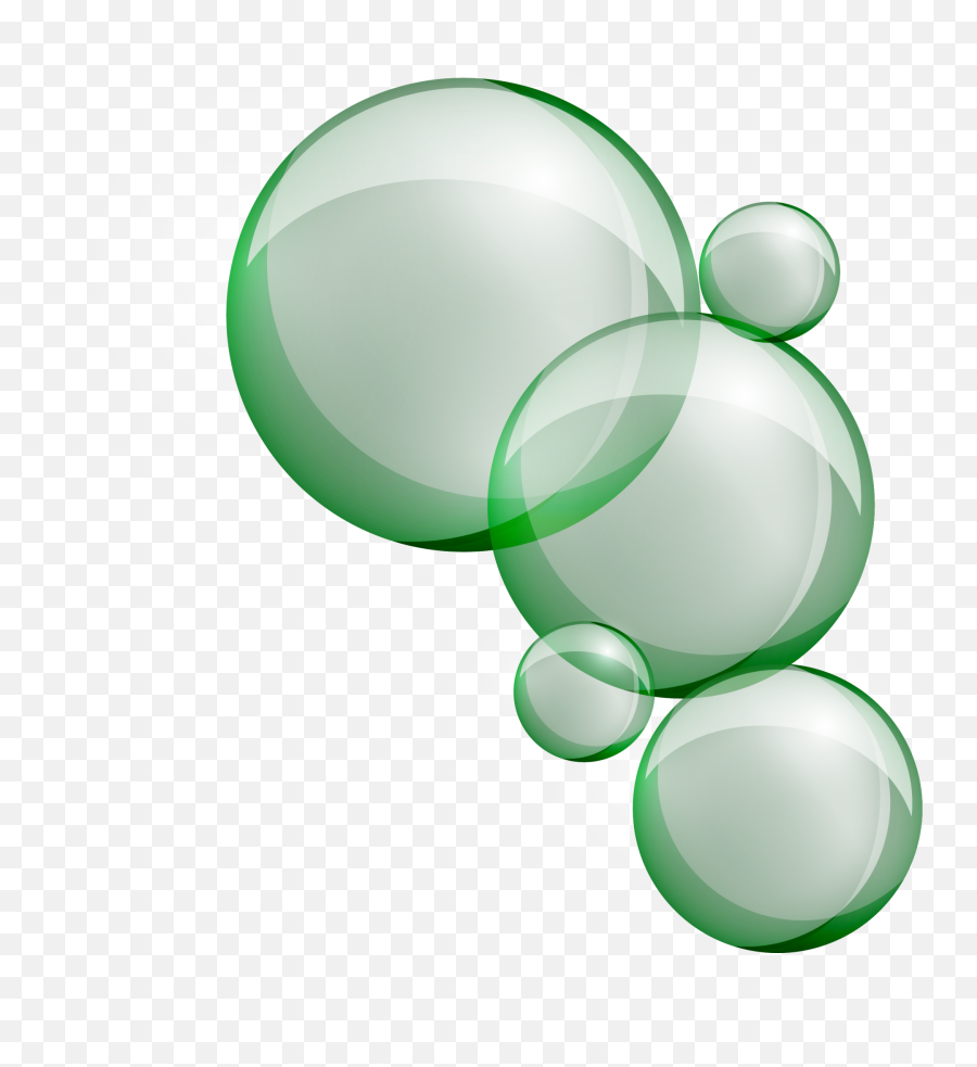 Green Bubbles Png Transparent Image - Green Bubbles Png Emoji,Bubbles Png