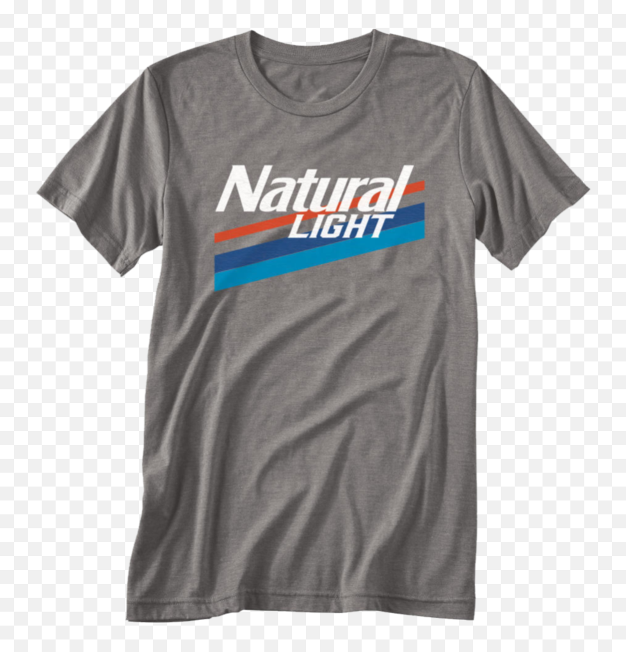 Natural Light Gray T - T Shirt Proud To Serve Those Who Serve Emoji,Natural Light Logo