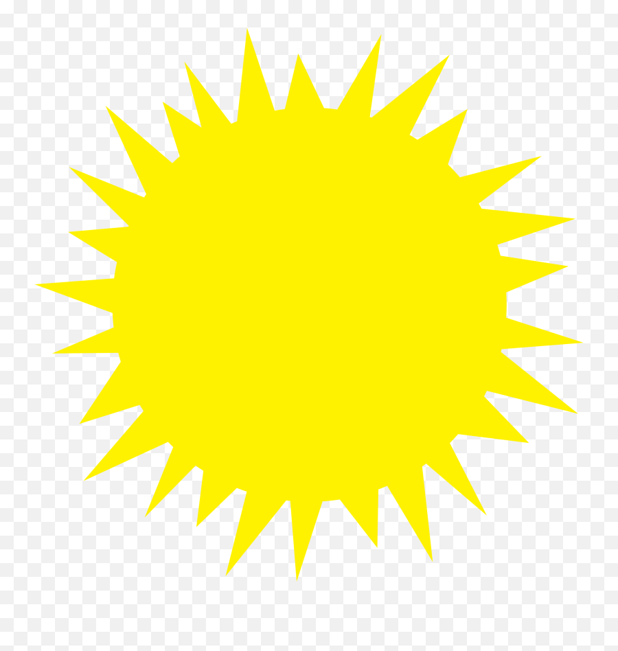 Sunburst Clip Art - Animated Sun Emoji,Sunburst Clipart