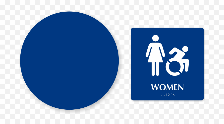 Transparent Handicapped Clipart - Womens Bathroom Sign Png Language Emoji,Bathroom Sign Png