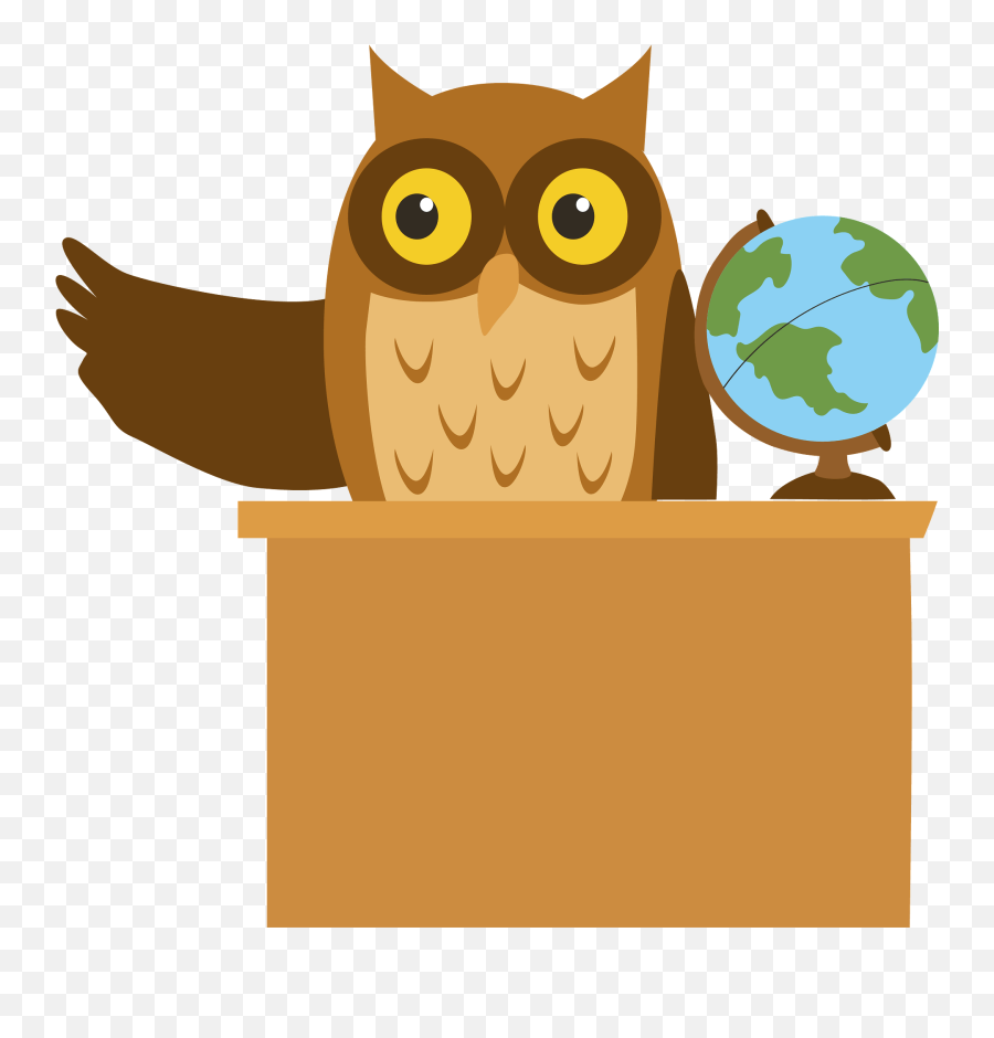 Owl Teacher Clipart Free Download Transparent Png Creazilla - Teacher Owl Png Transparent Emoji,Teacher Clipart