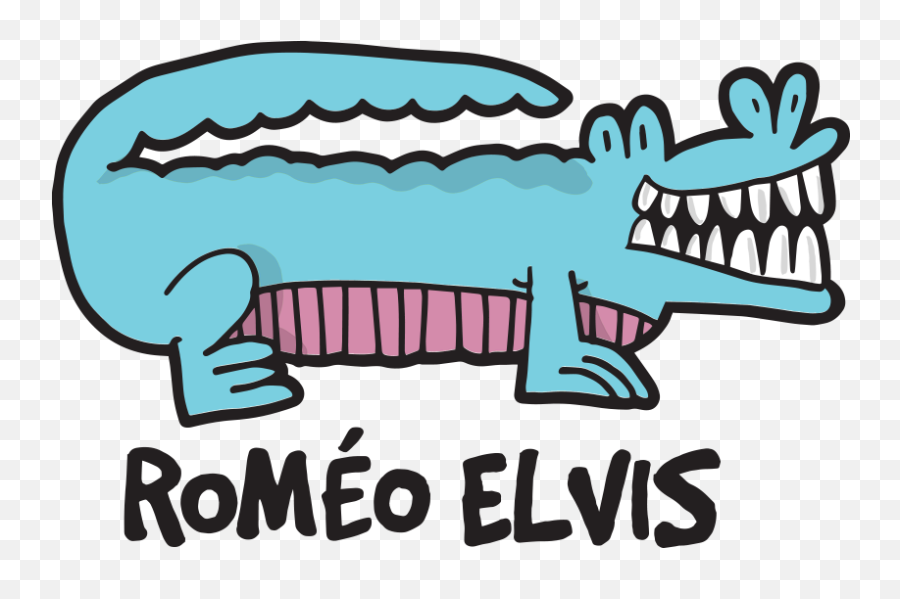 Romeo Elvis Merch Capsule Clipart - Full Size Clipart Petit Croco Romeo Elvis Emoji,Elvis Clipart