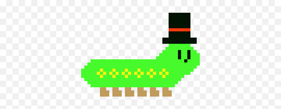 Mr Caterpillar Pixel Art Maker - Earth Pixel Art Emoji,Caterpillar Png