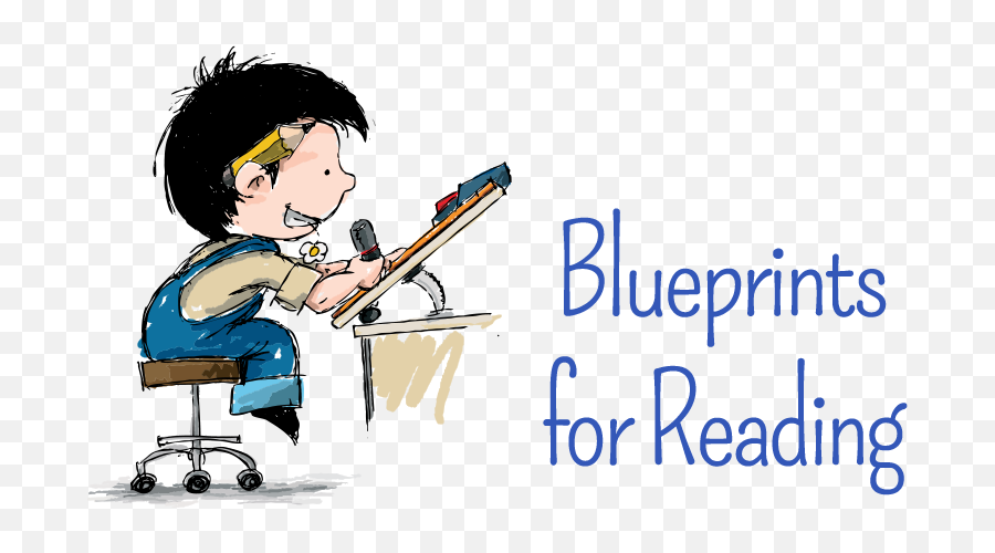 Transparent Cartoon Person Reading Book - Blueprints Poem Emoji,Blueprint Clipart