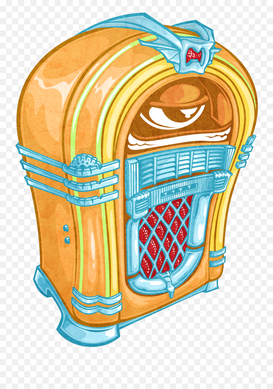 Vintage Jukebox Clipart - Vertical Emoji,Jukebox Clipart