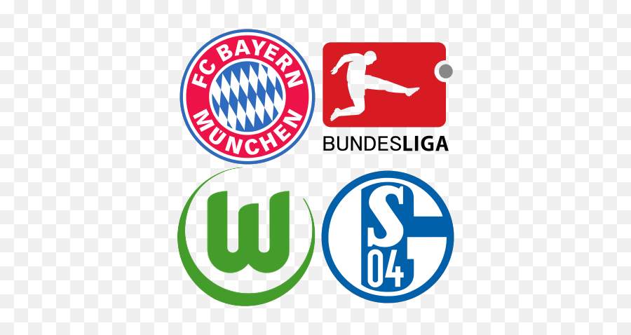 Bundesliga German Football Clubs Logos - Language Emoji,Bundesliga Logo