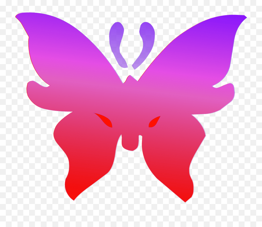 Butterfly Red Purple - Free Image On Pixabay Emoji,Butterfly Outline Png