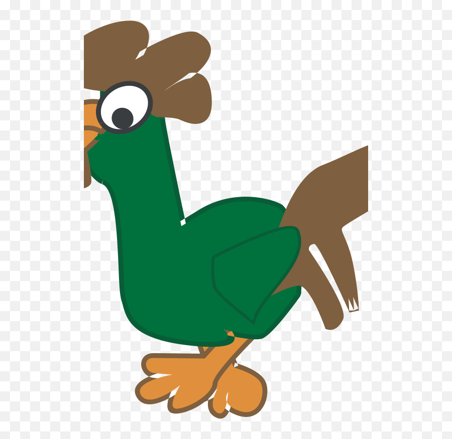 Free Clip Art - Green Chicken Clipart Emoji,Rooster Clipart