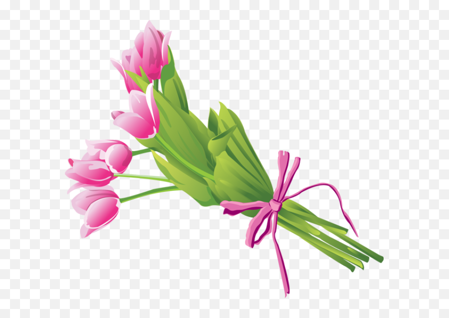 Spring Flowers Flowers Clip Art - Tulip Bouquet Clipart Emoji,Spring Flowers Clipart