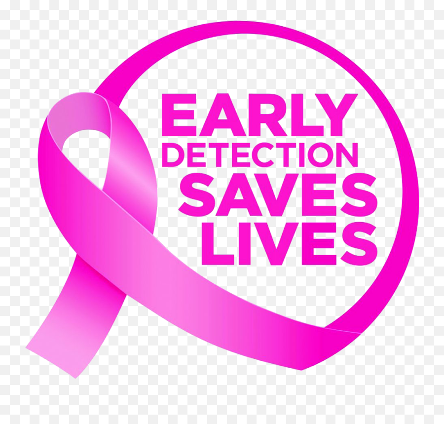 Pink Cancer Ribbon Png Round Pink - Language Emoji,Breast Cancer Ribbon Png
