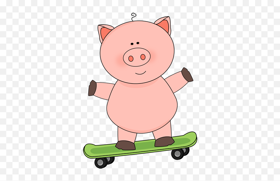 Free Free Skateboard Clips Download - Animal On Skateboard Clipart Emoji,Skateboard Clipart
