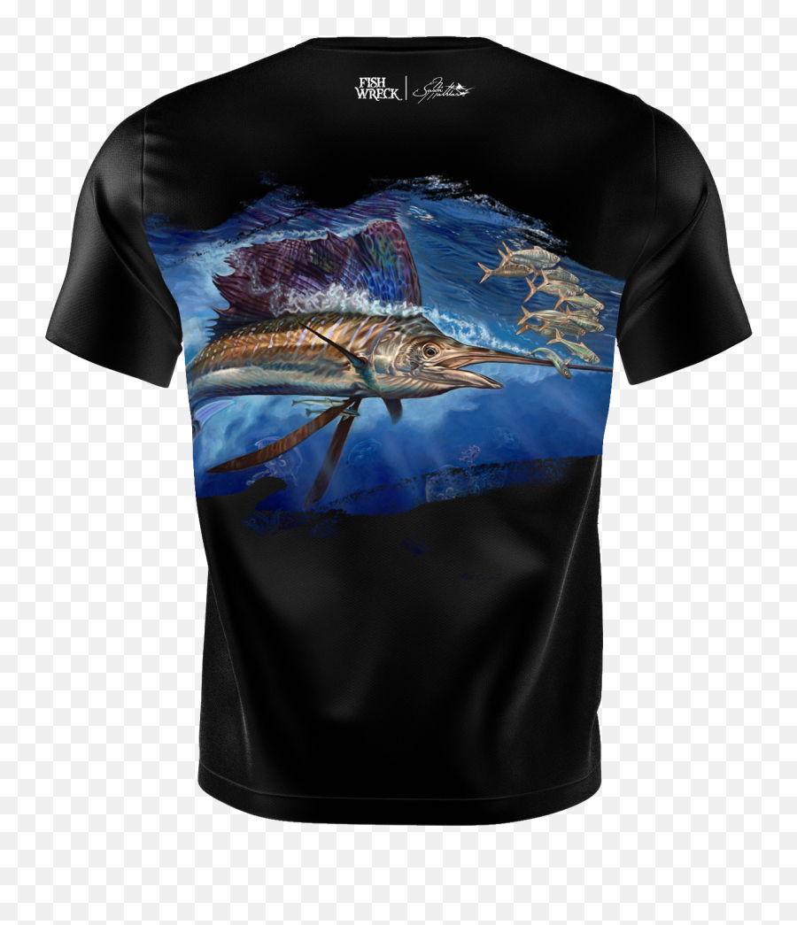 Singlets U0026 T - Shirts Fishwreck Emoji,Sailfish Clipart