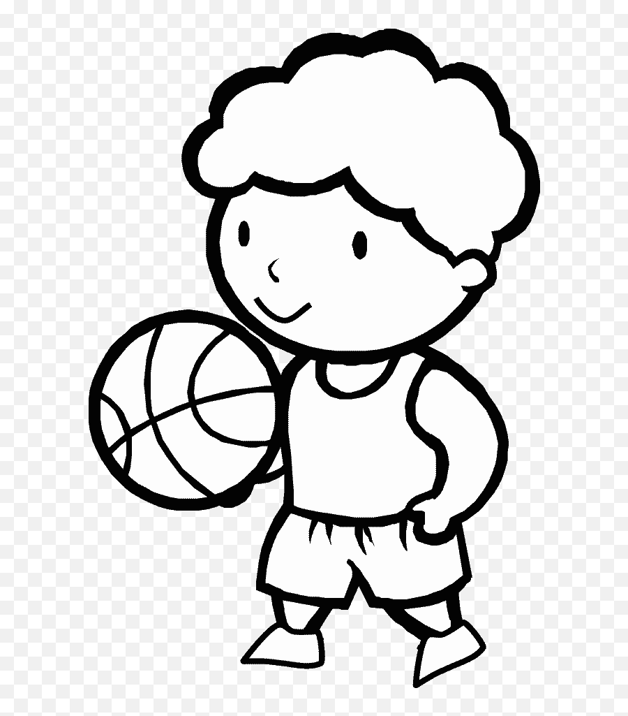 Coloring Pages Basketball Animated Images Gifs Emoji,Basketball Lines Clipart