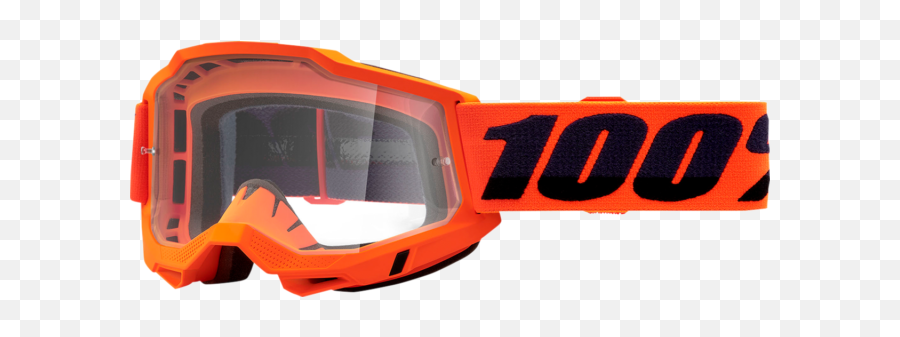 100 Clear Lens Mens Dirt Bike Accuri 2 Otg Goggle Orange For Emoji,Neon Frame Png