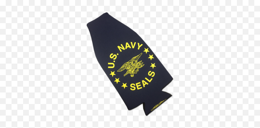 Us Navy Seal Bottle Koozie With Trident U2013 Udt - Seal Store Solid Emoji,Navy Seal Logo