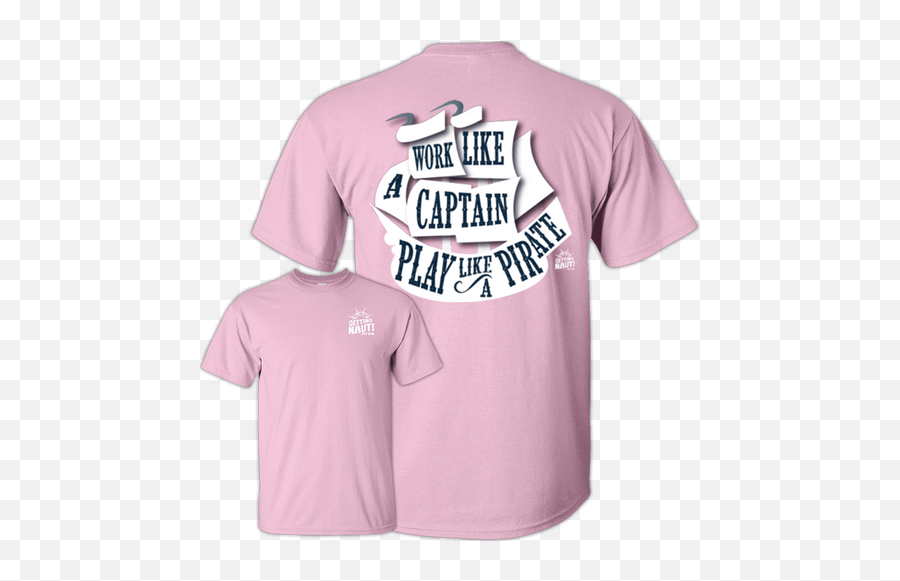 Play Like A Pirate - Cotton Tshirt U2013 Getting Nauti Emoji,Cotton Logo Shirts