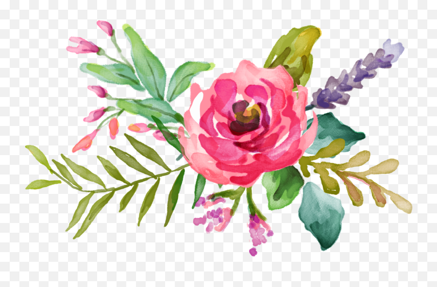 Flowers Png Picture Png Arts - Vector Pink Watercolor Flowers Emoji,Flower Png