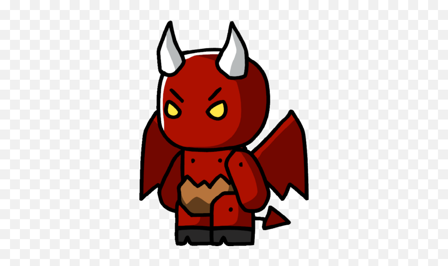 Devil - Devil Transparent Scribblenauts Emoji,Devil Transparent