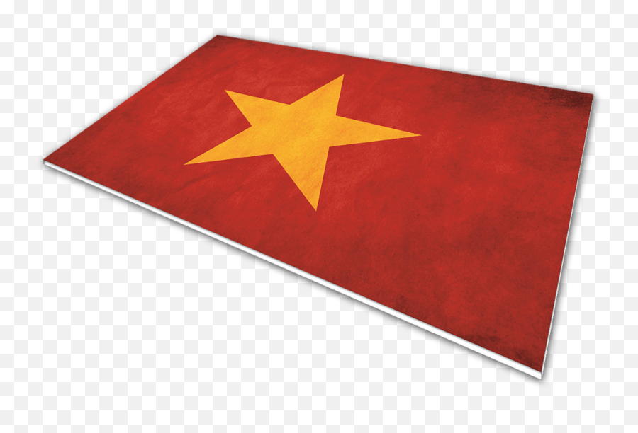 Vietnam Flag - Mat Full Size Png Download Seekpng Horizontal Emoji,Vietnam Flag Png