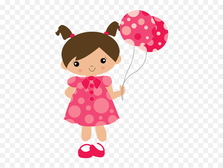 Free Birthday Balloon Clip Art - Happy Birthday Dear Anna Girl Eid Clipart Emoji,Birthday Balloon Clipart