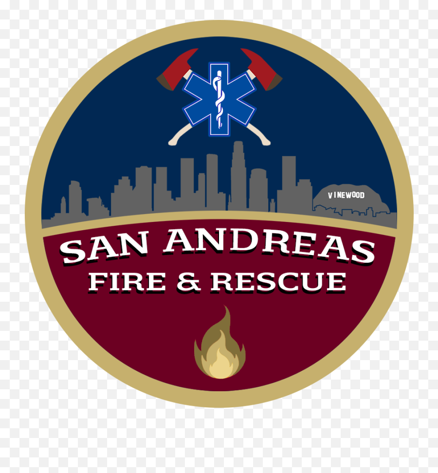 San Andreas Fire And Rescue - Roblox Obby Winners Badges Emoji,Fire And Rescue Logo