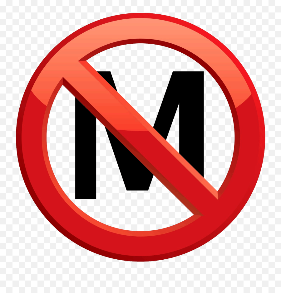 No M - Language Emoji,M&f Logo