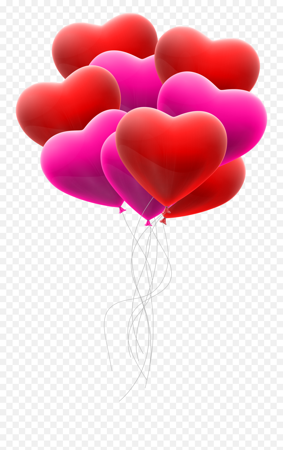 Pink Heart Balloon No Background Transparent Cartoon - Jingfm Whatsapp Gif For Love Emoji,Pink Heart Transparent Background