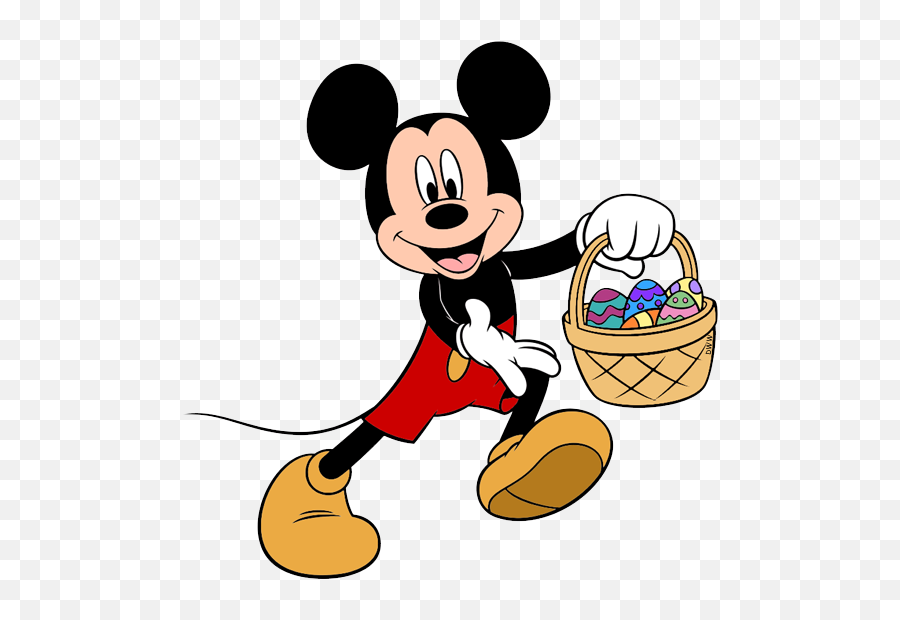 Disney Easter Clip Art Disney Clip Art Galore - Mickey Mouse Mickey Easter Emoji,Disneyland Clipart