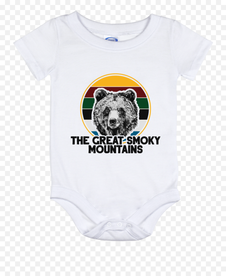 Great Smoky Mountains Bear - Baby Onesie Emoji,Baby Onesie Png