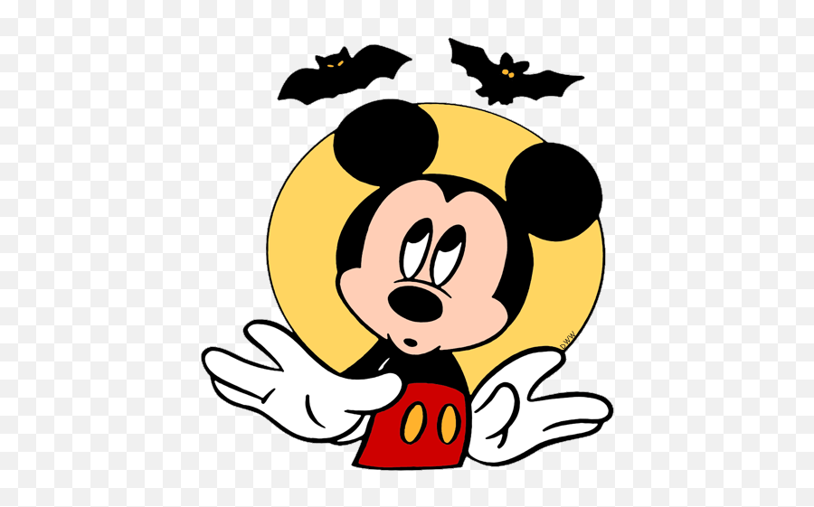 Mickey Mouse Halloween Clip Art Free Emoji,Disney Halloween Clipart