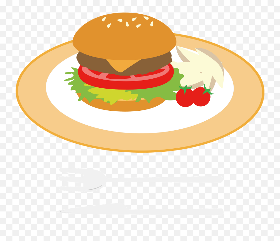 Cheeseburger Fast Food Clipart Free Download Transparent - Hamburger Bun Emoji,Burger Clipart