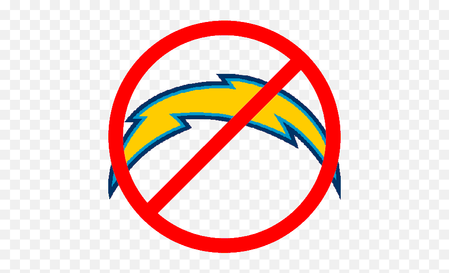 No Los Angeles Chargers Png Image With - San Diego Chargers Emoji,Los Angeles Chargers Logo