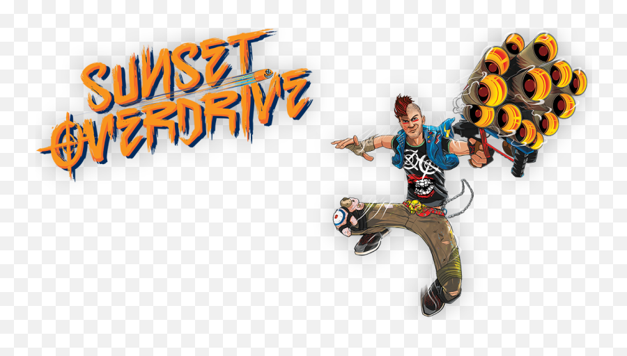 Download Png - Sunset Overdrive Logo Png Full Size Png Sunset Overdrive Png Emoji,Sunset Logo