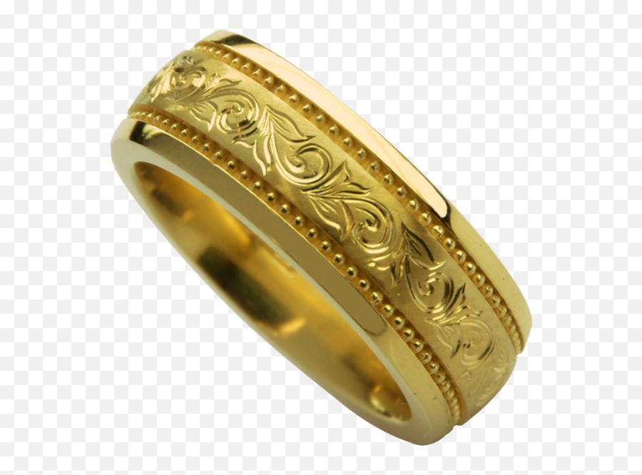 Mens Wedding Bands - Oceanside Jewelers Gold Hand Ring Png Emoji,Wedding Ring Png