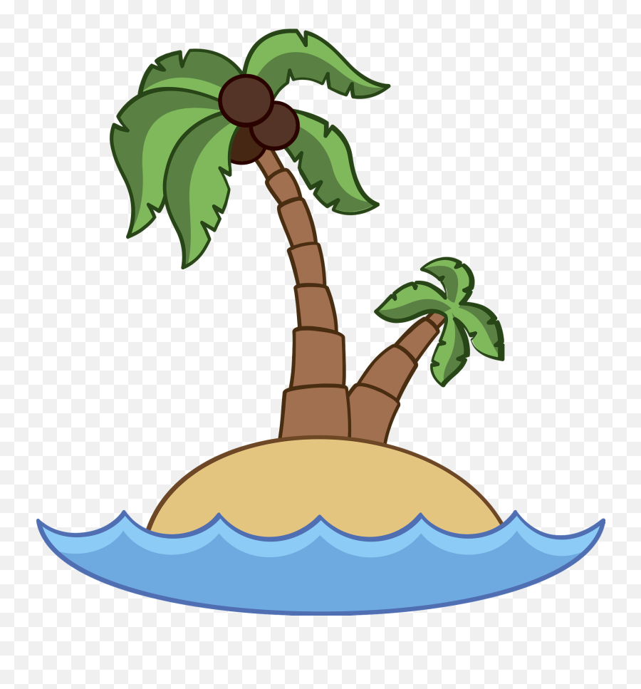 Island Clipart - Fresh Emoji,Woody Clipart