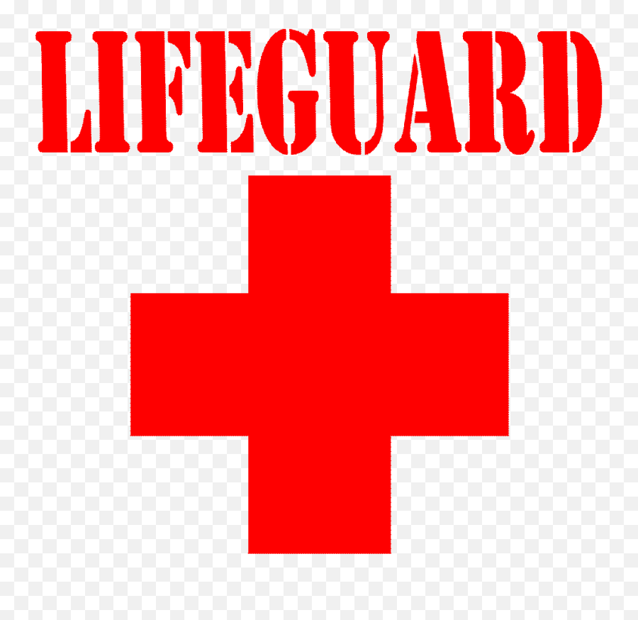 Download Red Cross Clipart Lifeguard - Lifeguard Cross Lifeguard Logo Emoji,Red Cross Logo