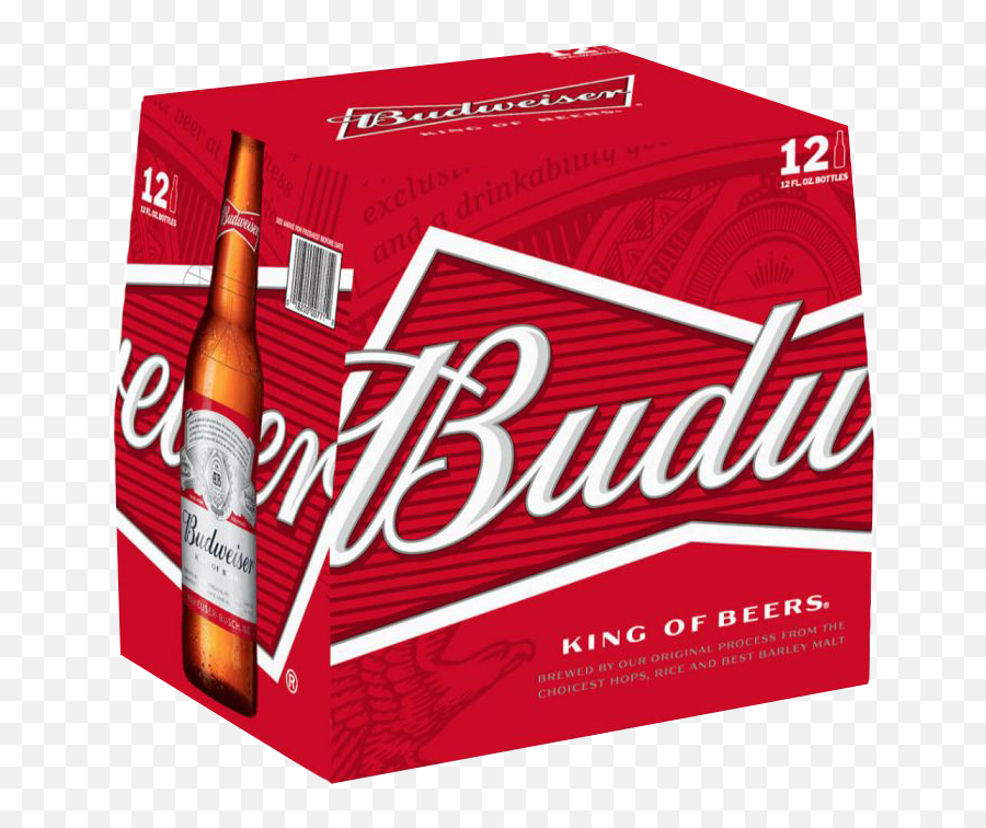 Budweiser 12oz 12pk Btl - Budweiser New Emoji,Budweiser Png