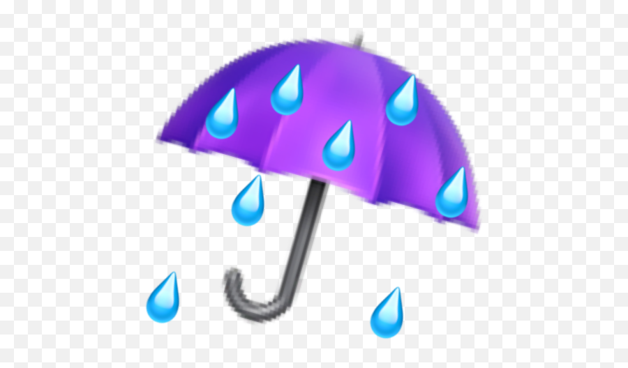 Emoji Umbrella Rain Purple Sticker By Dex - Girly,Umbrella Transparent Background