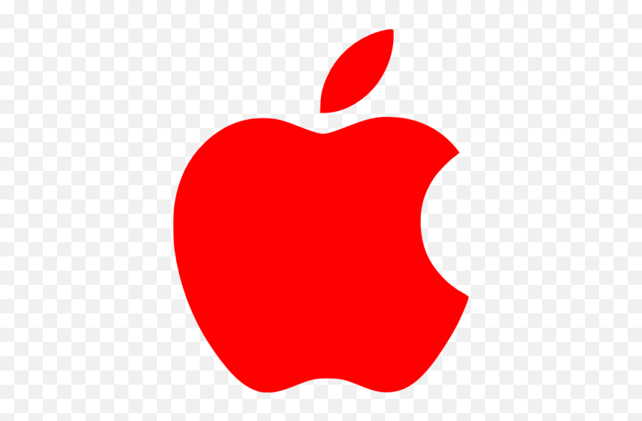 Red Apple Icon - Red Apple Icon Emoji,Apple Logo Png