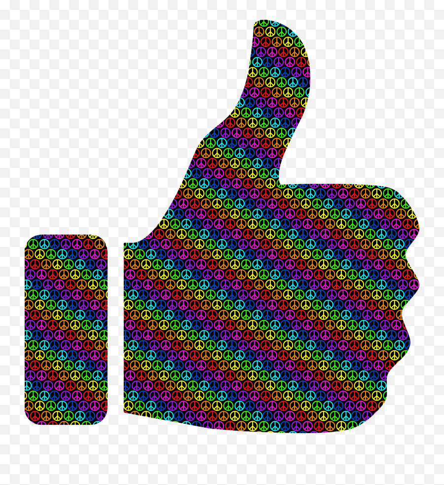 Download Facebook Like Button Thumb Signal Computer Icons - Rainbow Thumbs Up Emoji,Facebook Symbol Png