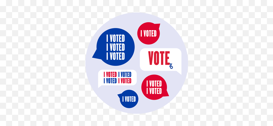 Vote76 Hub Philadelphia 76ers - Language Emoji,I Voted Sticker Png