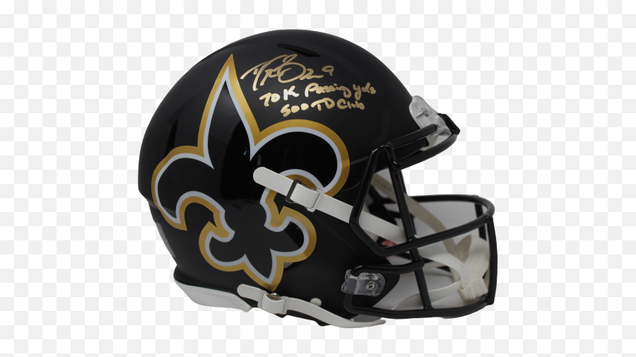 Drew Brees New Orleans Saints Signed - Revolution Helmets Emoji,Drew Brees Png