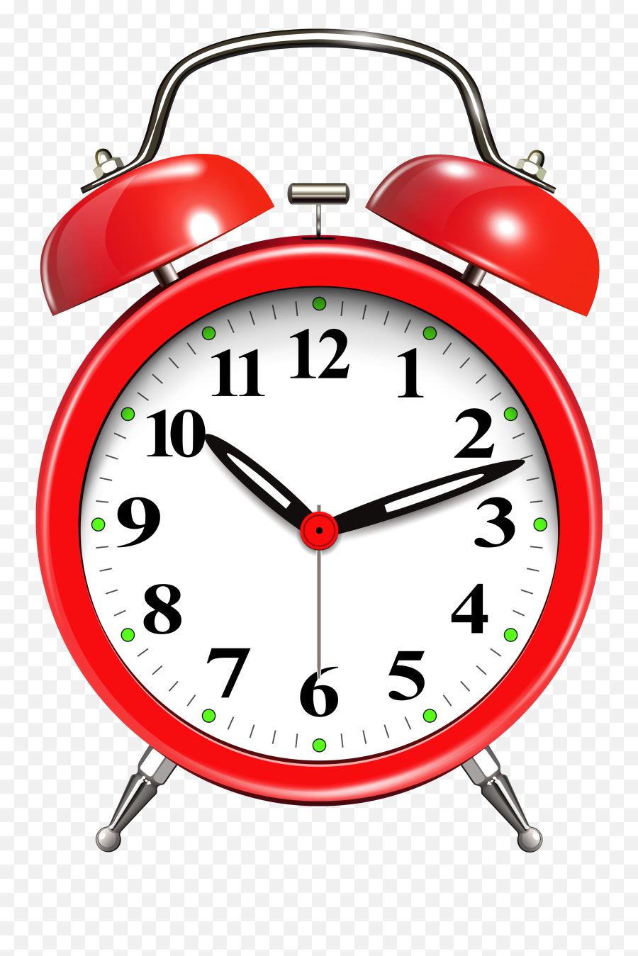 Alarm Clock Red Png Clip Art - Alarm Clock Clipart Png Emoji,Clock Clipart