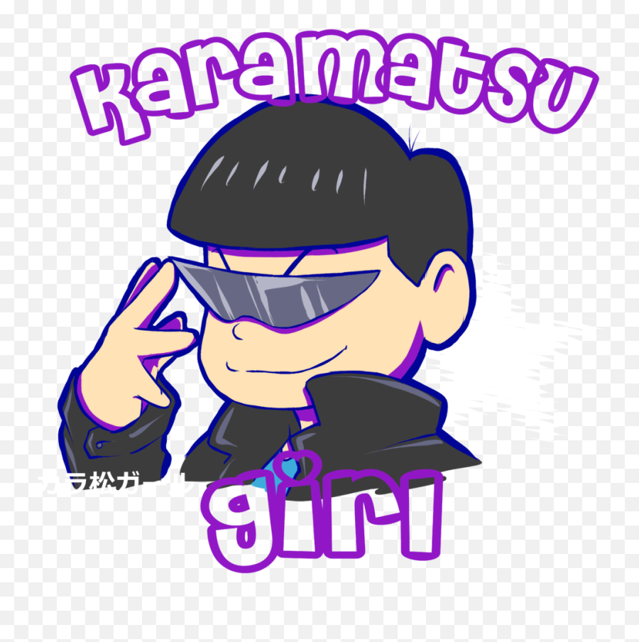 Karamatsu Girl Psychodelicia Emoji,Karamatsu Transparent