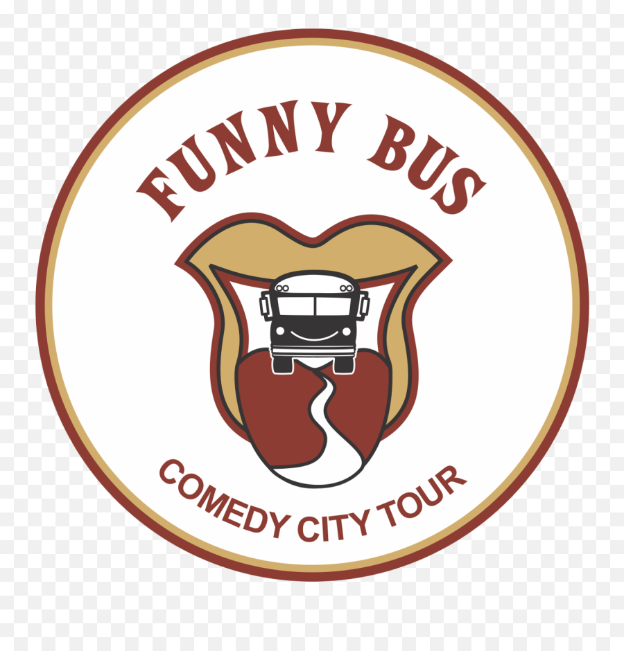 Funny Bus Comedy City Tour On Event Vesta Emoji,Comed Logo