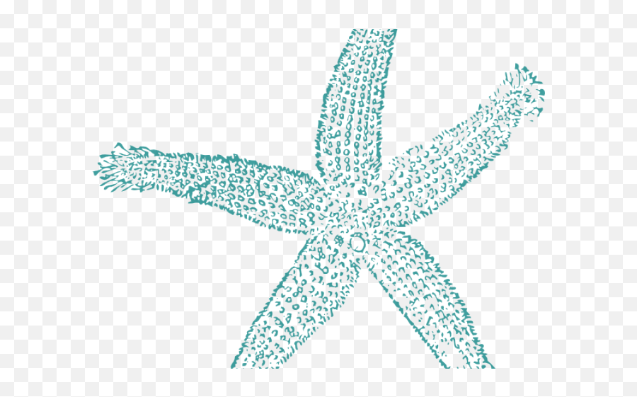 Starfish Clipart Teal - Fish Clip Art Full Size Png Emoji,Starfish Transparent Background